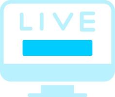 Line two Blue Colour vector