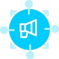 Line two Blue Colour vector
