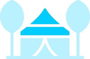 Tent Creative Icon Design vector
