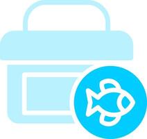 Tackle Box Creative Icon Design vector