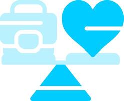 Line two Blue Colour vector