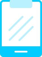 Line two Blue Colour vector