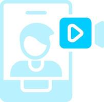 Line two Blue Colour vector