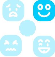 Perceiving Emotions Creative Icon Design vector