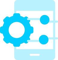 Project Management App Creative Icon Design vector