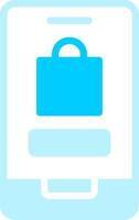 Online Shopping Creative Icon Design vector