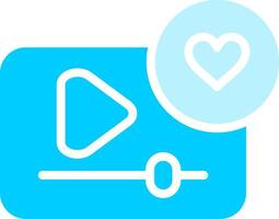 Interactive Video Creative Icon Design vector