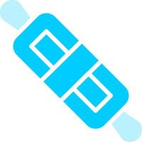 Rolling Pin Creative Icon Design vector