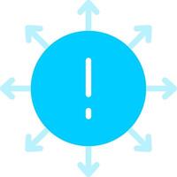 Diversification Creative Icon Design vector