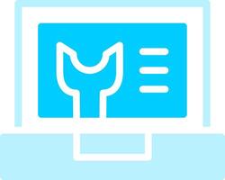 Web Maintenance Creative Icon Design vector