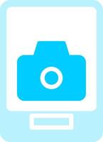 Phone Camera Creative Icon Design vector