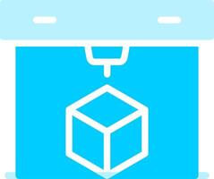 3D Printing Creative Icon Design vector