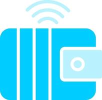 Smart Wallet Creative Icon Design vector