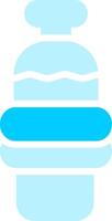 Water Bottle Creative Icon Design vector