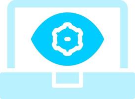 Computer Vision Creative Icon Design vector