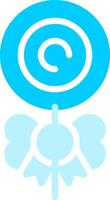 Line two Blue Colour vector