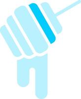 Line two Blue Colour vector