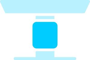 Line two Blue Colour vector