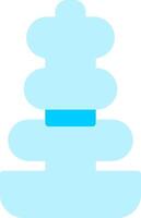 Line two Blue Colour vector