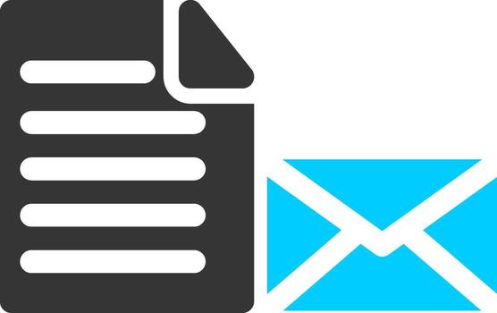 Mail Document Creative Icon Design vector
