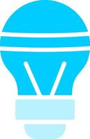 LED Bulb Creative Icon Design vector