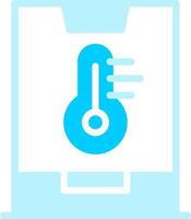 Smart Temperature Creative Icon Design vector