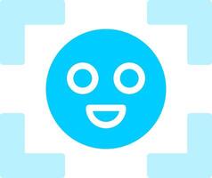 Face Detection Creative Icon Design vector
