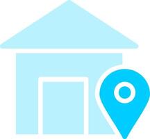 Home Location Creative Icon Design vector