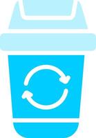 Trash Recycle Creative Icon Design vector