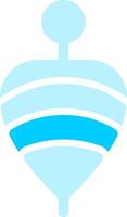 Spinning Top Creative Icon Design vector