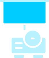 Line two Blue Colour vector