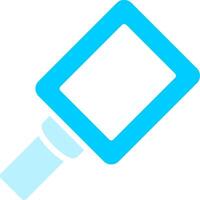 Hand Mirror Creative Icon Design vector