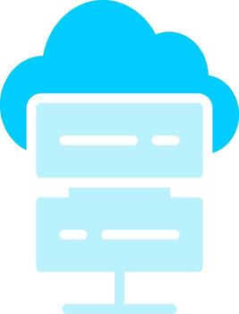 nube informática creativo icono diseño vector