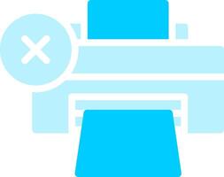 Printer Error Creative Icon Design vector
