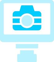 Lcd Camera Creative Icon Design vector