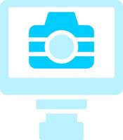 Lcd Camera Creative Icon Design vector