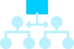 Labeled Hierarchy Creative Icon Design vector