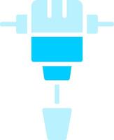 Line two Blue Colour vector