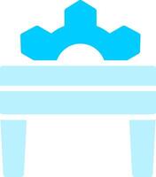 Table Saw Creative Icon Design vector