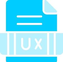 Ux Format Creative Icon Design vector