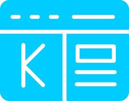 Kickstarter Creative Icon Design vector