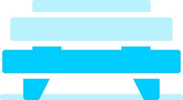 Bench Creative Icon Design vector