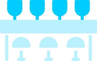 Bar Counter Creative Icon Design vector