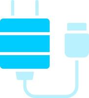 Line two Blue Colour vector