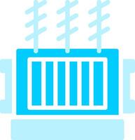 Power Transformer Creative Icon Design vector