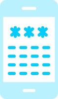 Pin Code Creative Icon Design vector