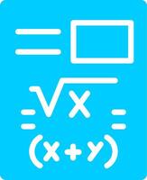 Maths Creative Icon Design vector