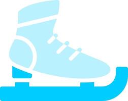 Ice Skates Creative Icon Design vector