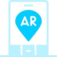 Ar Navigation Creative Icon Design vector