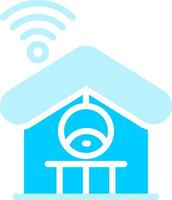 Smart Cctv Creative Icon Design vector